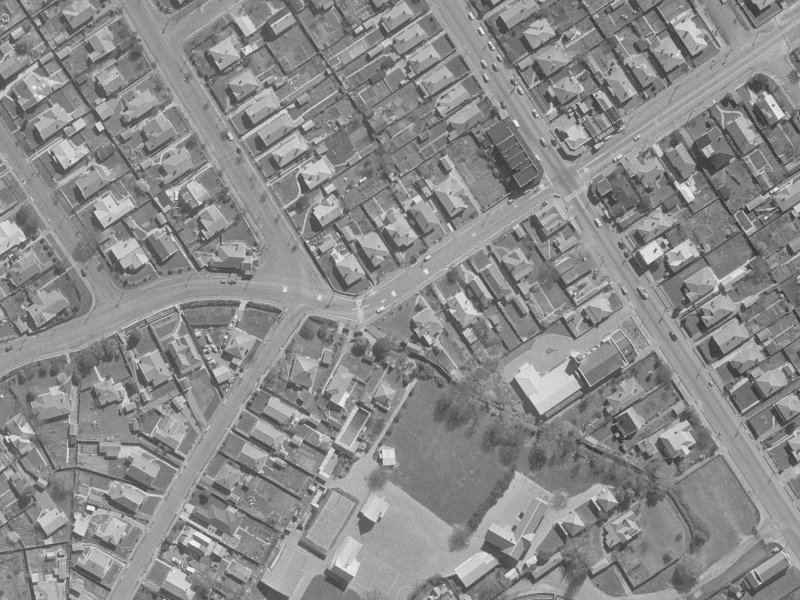 84 Westminster Street from the air, 1960-1964