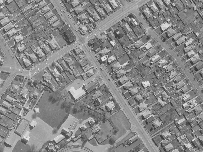 143-151 Cranford Street from the air, 1960-1964