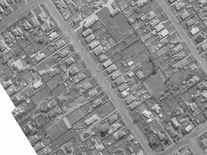 38 Somme Street from the air, 1960-1964
