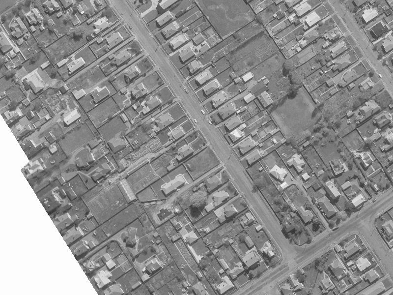 31 Somme Street from the air, 1960-1964