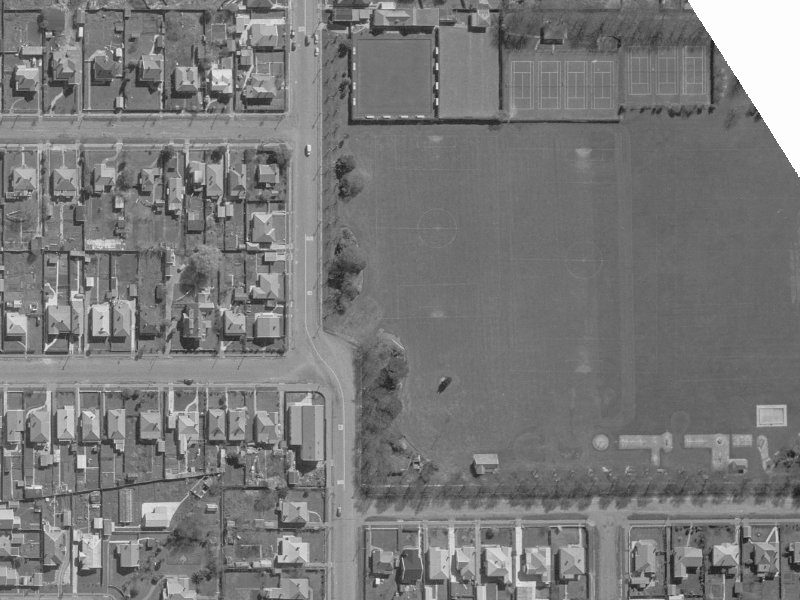4 Forfar Street from the air, 1960-1964