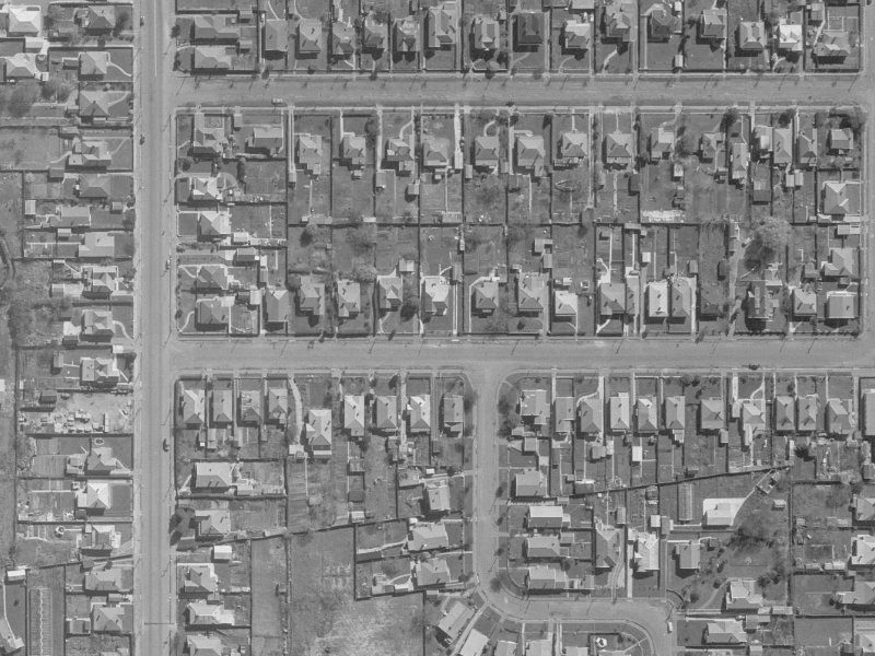 23 Winton Street from the air, 1960-1964