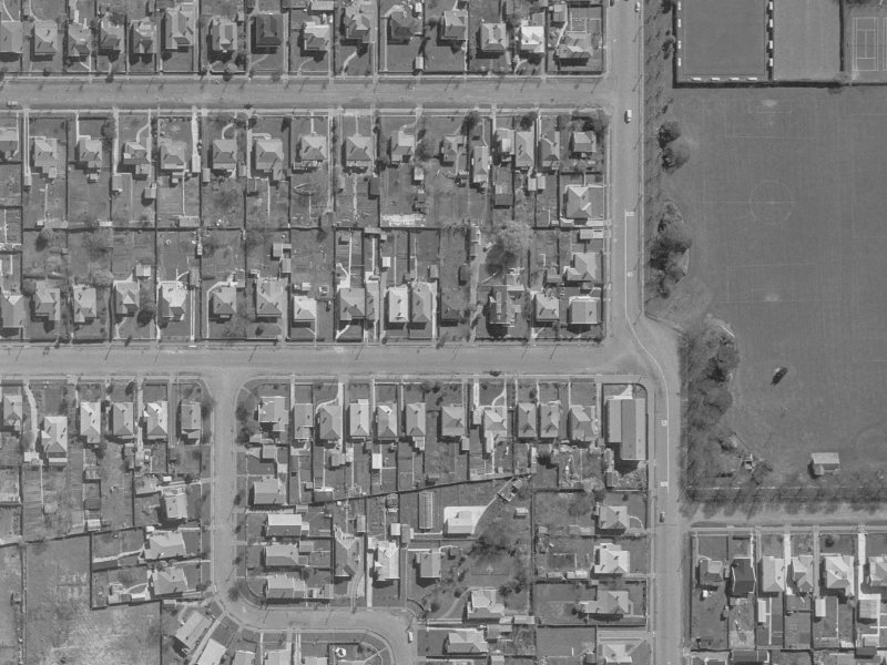 49 Winton Street from the air, 1960-1964