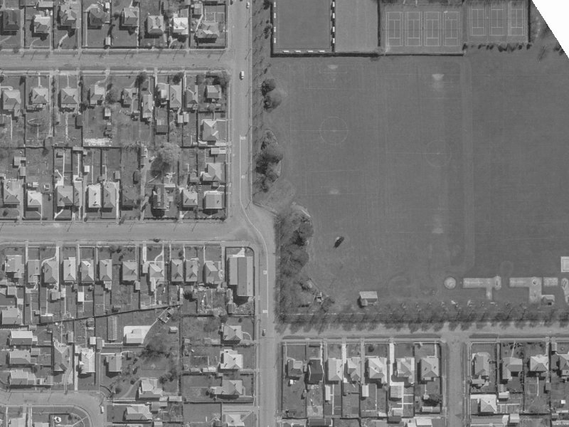 Winton Street from the air, 1960-1964
