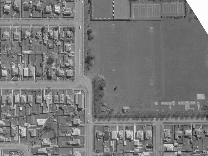 62 Winton Street from the air, 1960-1964