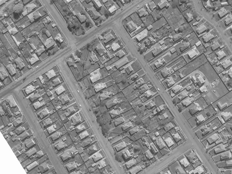 28 Albany Street from the air, 1960-1964