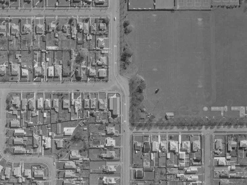 619 Madras Street from the air, 1960-1964