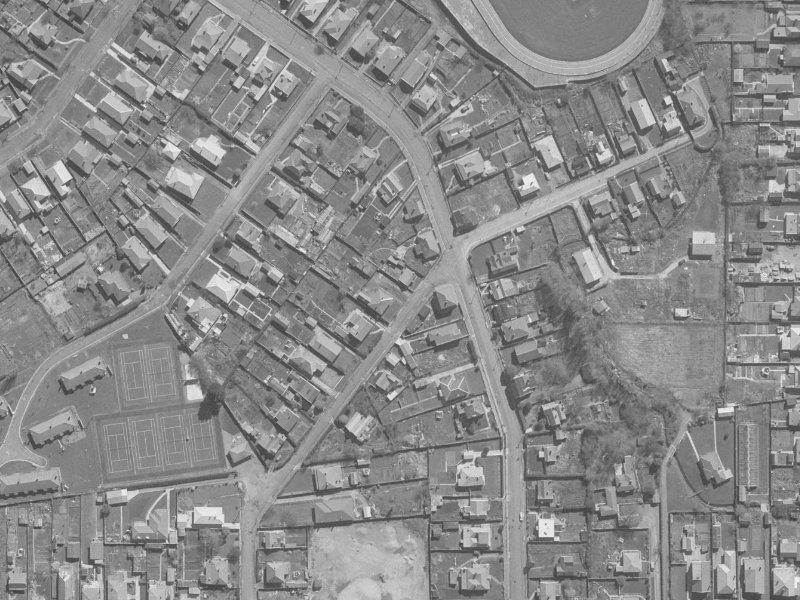 Trafalgar Street from the air, 1960-1964