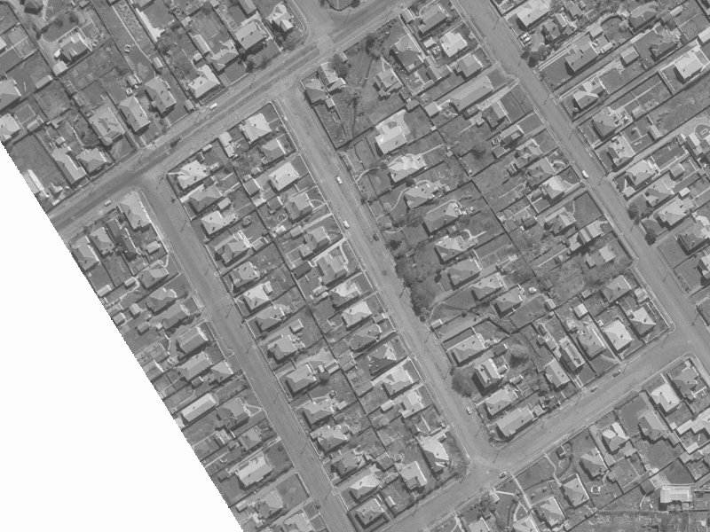 25 Albany Street from the air, 1960-1964