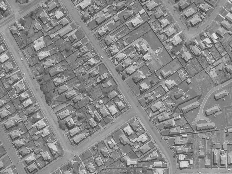 199 Springfield Road from the air, 1960-1964