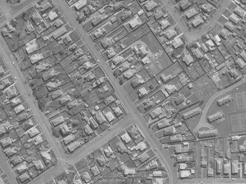 212C Springfield Road from the air, 1960-1964