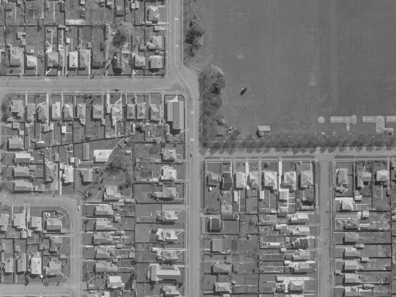 49 Edward Avenue from the air, 1960-1964