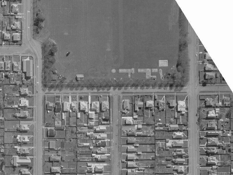 26-24 Edward Avenue from the air, 1960-1964