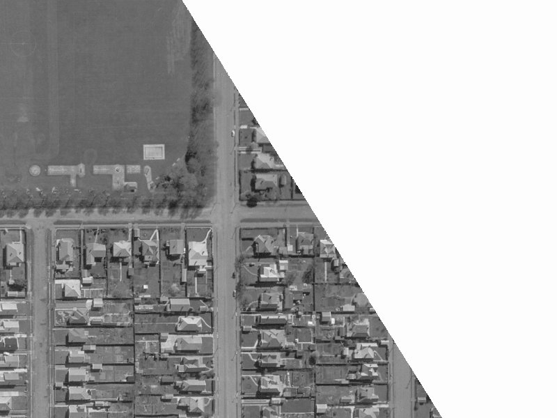 51 Edward Avenue from the air, 1960-1964