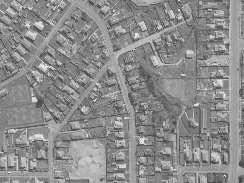 49A Trafalgar Street from the air, 1960-1964