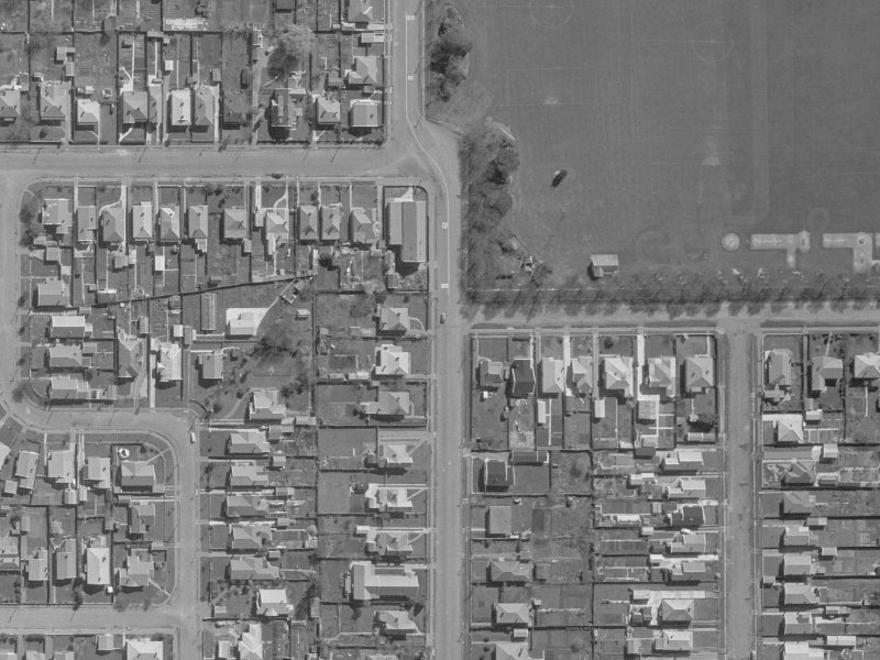 607A Madras Street from the air, 1960-1964