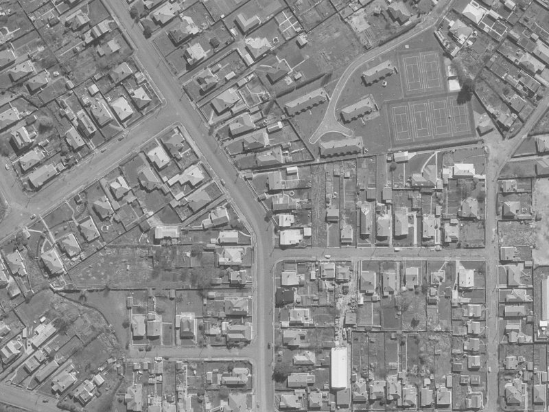 184 Springfield Road from the air, 1960-1964