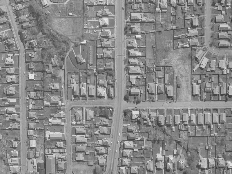 35-39 Cranford Street from the air, 1960-1964