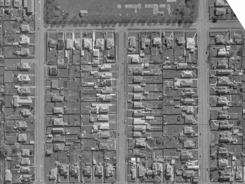 27 Allard Street from the air, 1960-1964