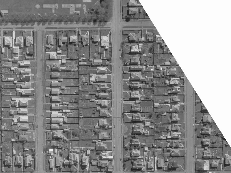 599 Barbadoes Street from the air, 1960-1964