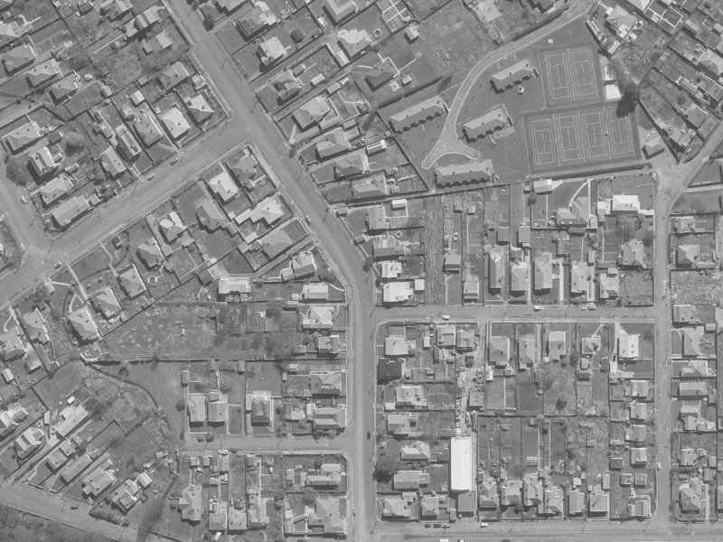 182 Springfield Road from the air, 1960-1964