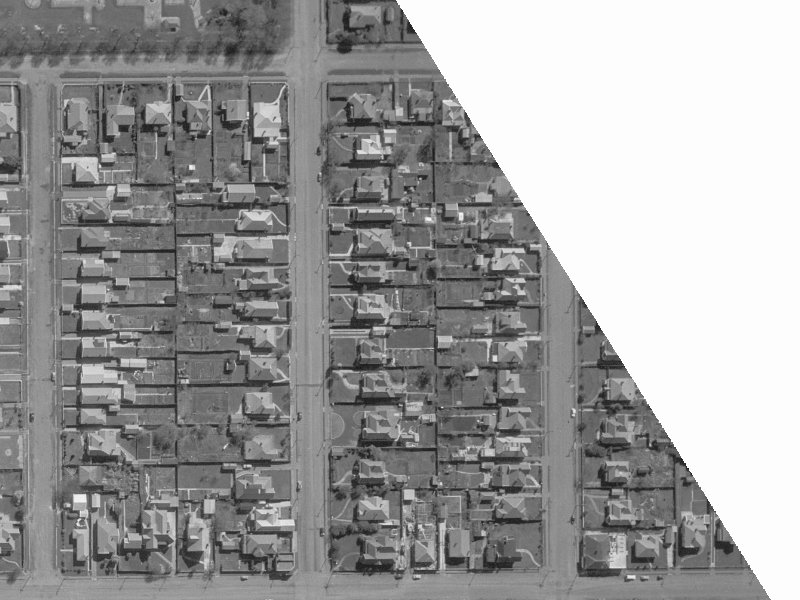 598 Barbadoes Street from the air, 1960-1964
