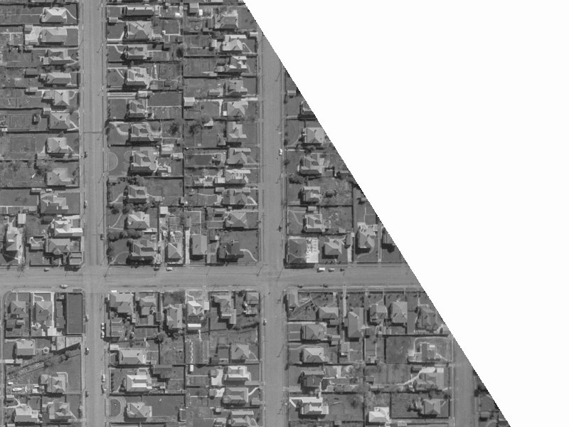 162 Geraldine Street from the air, 1960-1964