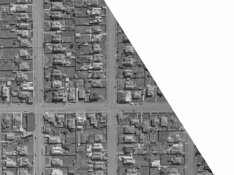 160 Geraldine Street from the air, 1960-1964