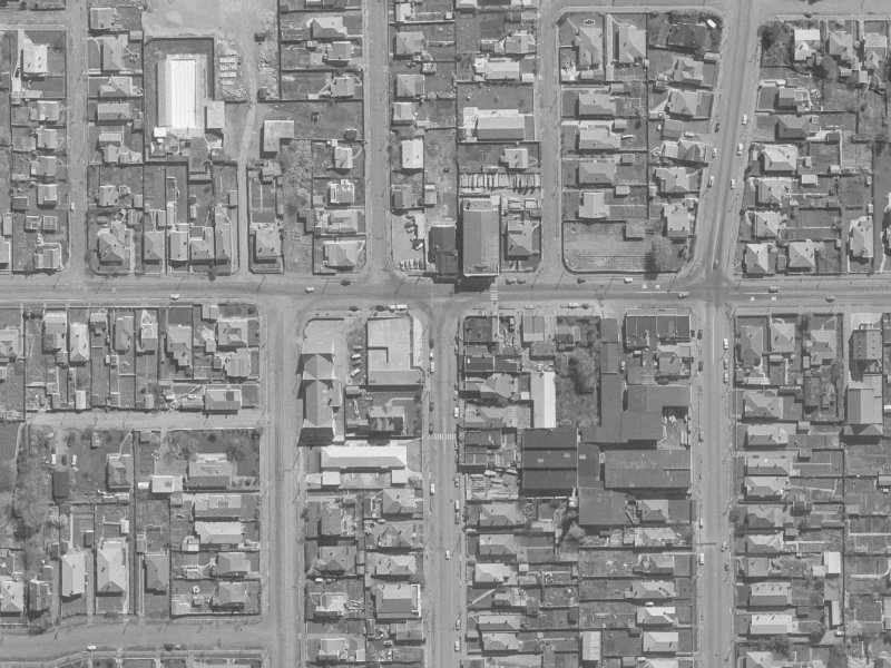 56 Edgeware Road from the air, 1960-1964