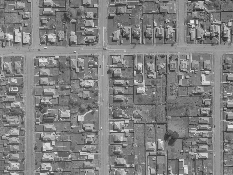 558 Madras Street from the air, 1960-1964