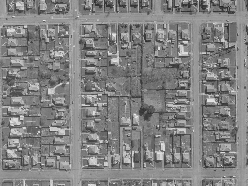 544B Madras Street from the air, 1960-1964