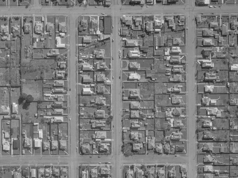 544E Barbadoes Street from the air, 1960-1964