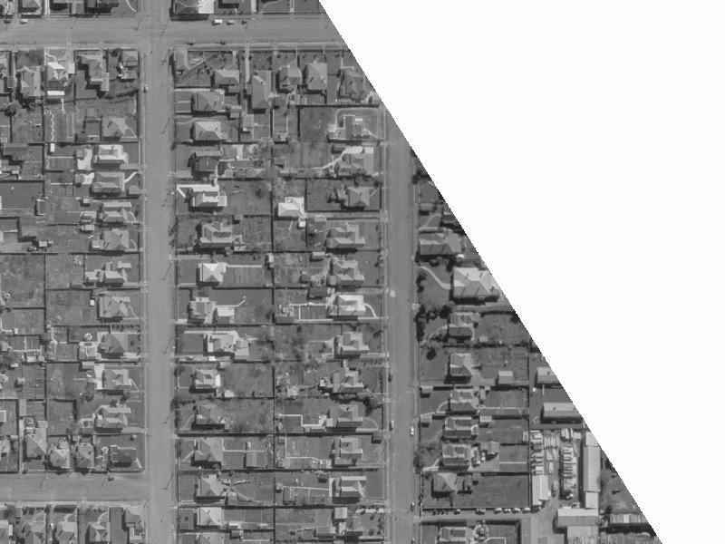 129 Champion Street from the air, 1960-1964