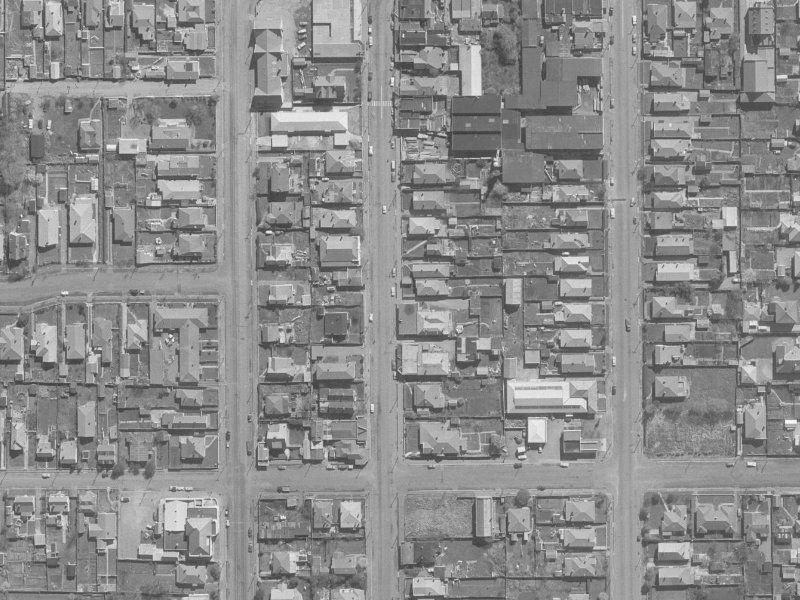 1040A Colombo Street from the air, 1960-1964