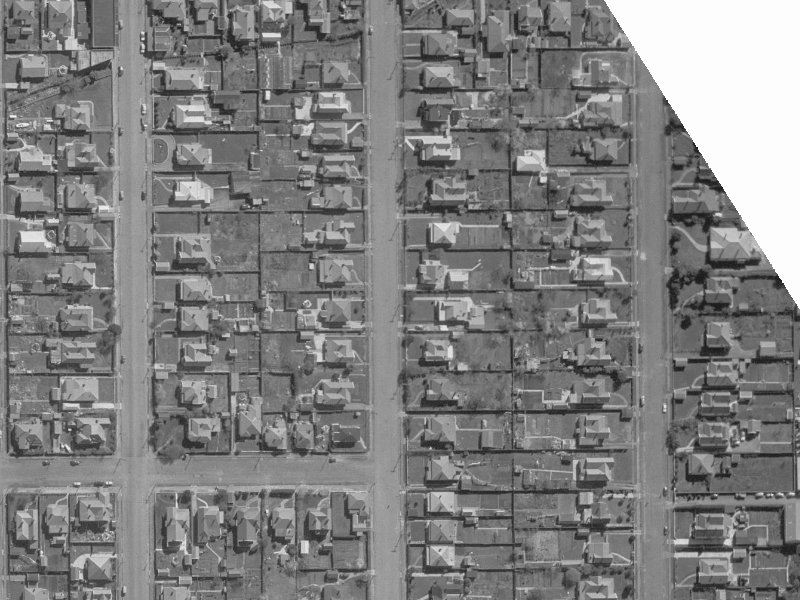 124 Geraldine Street from the air, 1960-1964