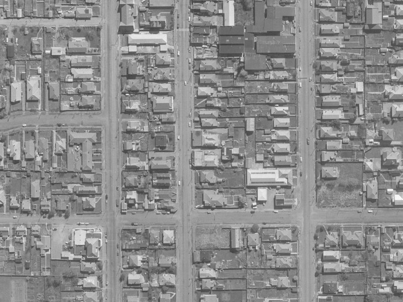 1036A Colombo Street from the air, 1960-1964