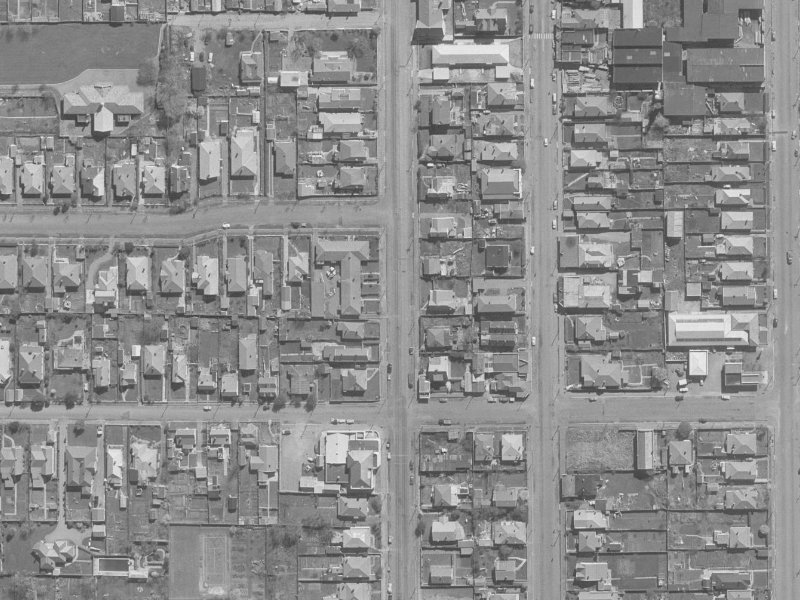 114A Caledonian Road from the air, 1960-1964
