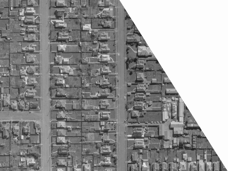 115 Champion Street from the air, 1960-1964