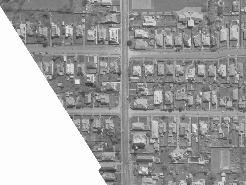 116 Springfield Road from the air, 1960-1964