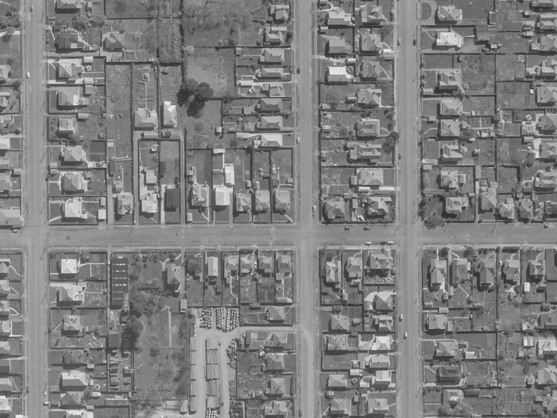 131 Canon Street from the air, 1960-1964