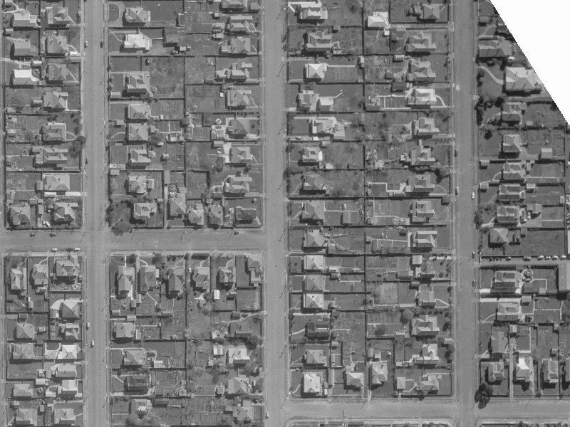 110 Geraldine Street from the air, 1960-1964