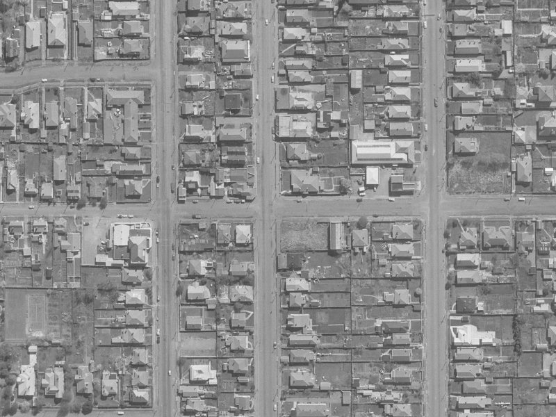 3–29 Canon Street from the air, 1960-1964