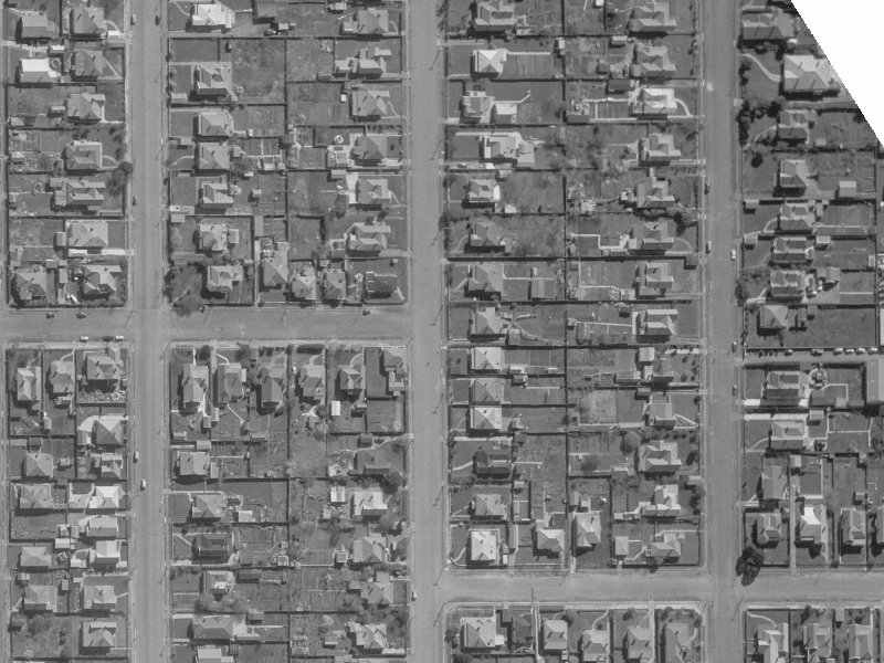 106 Geraldine Street from the air, 1960-1964