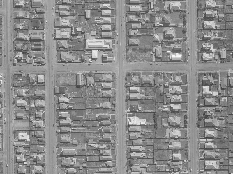 99 Sherborne Street from the air, 1960-1964