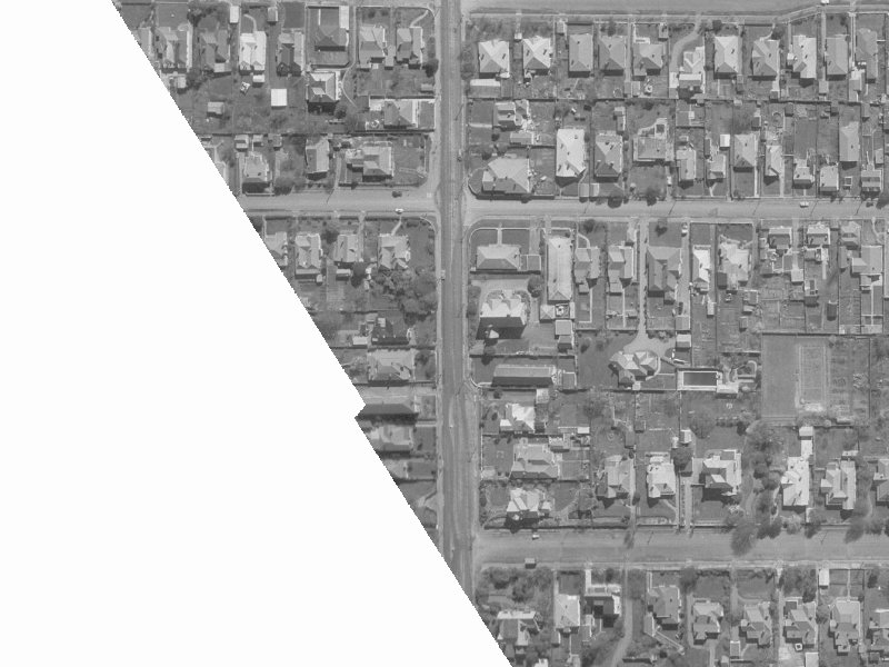 93 Springfield Road from the air, 1960-1964