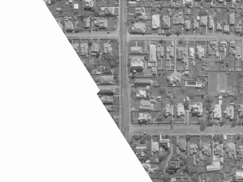 85 Springfield Road from the air, 1960-1964