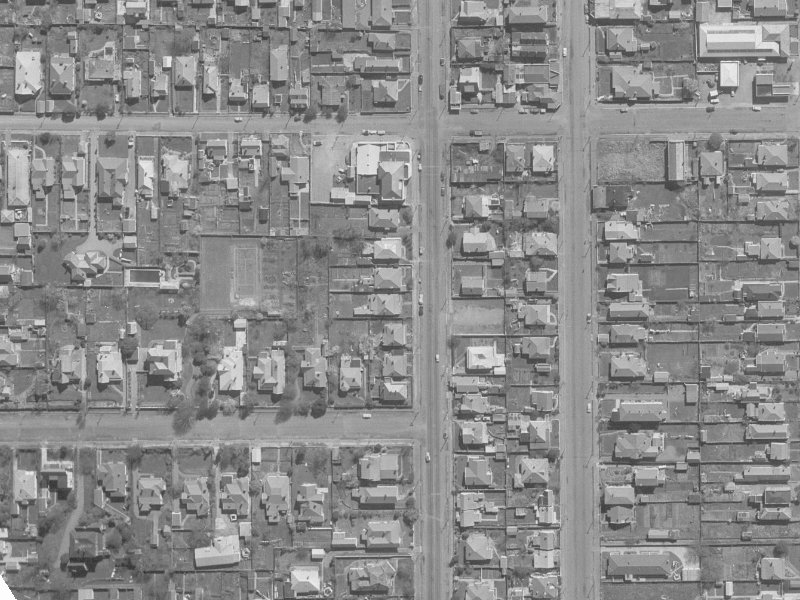 93 Caledonian Road from the air, 1960-1964