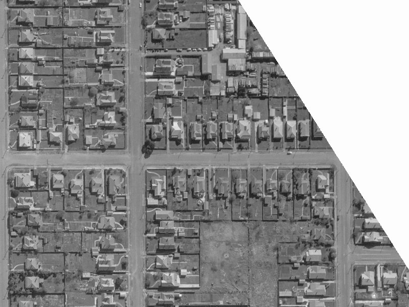 31 Gresford Street from the air, 1960-1964