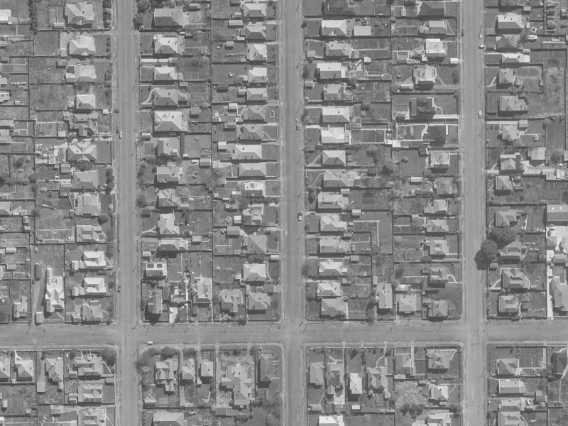 55 Bishop Street from the air, 1960-1964