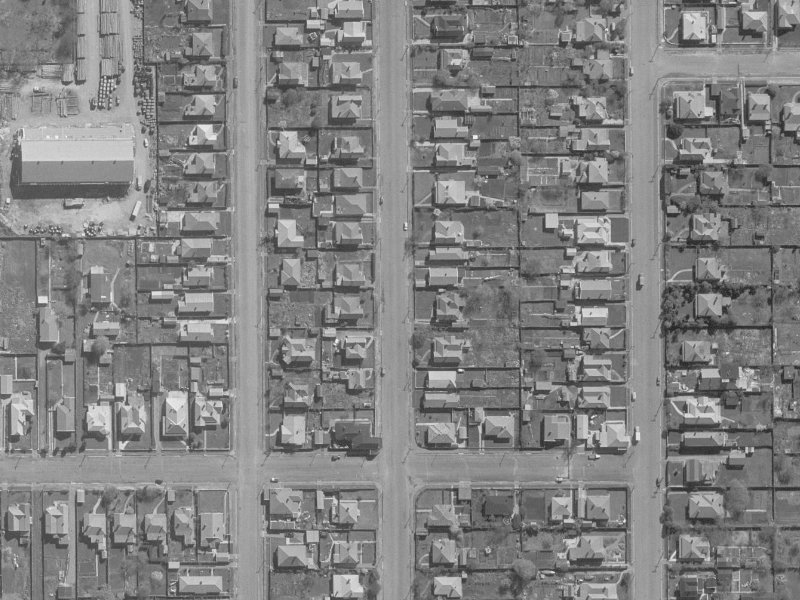 480 Barbadoes Street from the air, 1960-1964